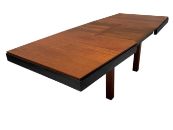 Art Deco Modernist Extending Dining Room Table by Toko v/d Pol Semarang, 1920s